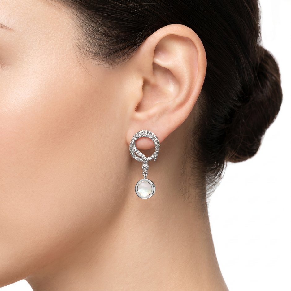 Women Silver EARRING