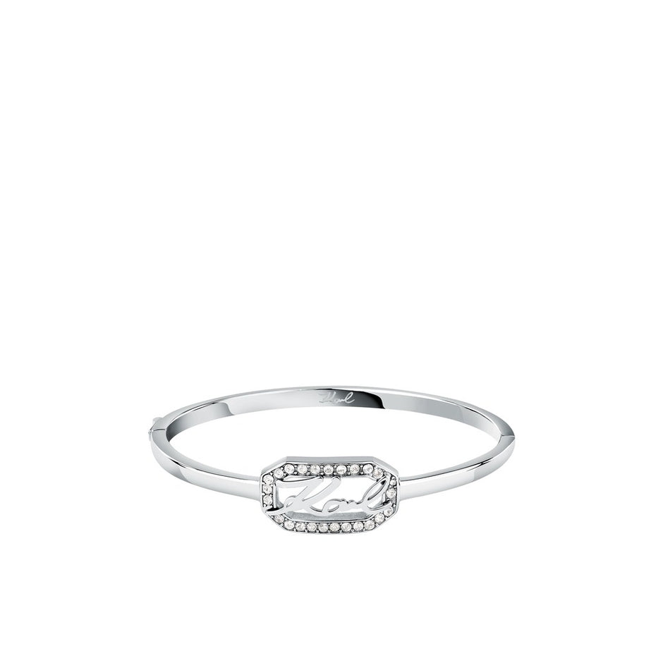 Women Crystals Silver Bracelet