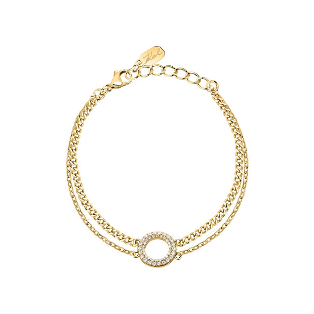 Women Crystals Gold Bracelet