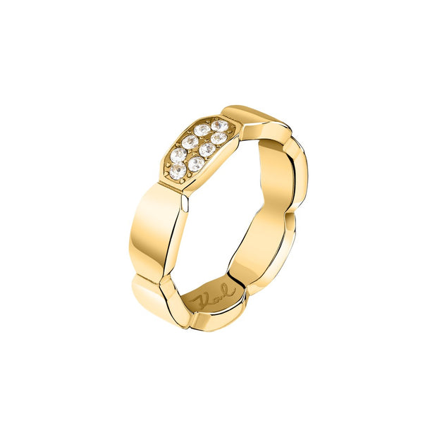 Women Crystals Gold Ring