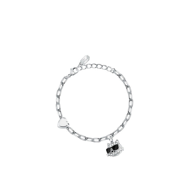 Women Charms Silver Bracelet