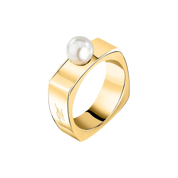 Women Pearl Gold Ring