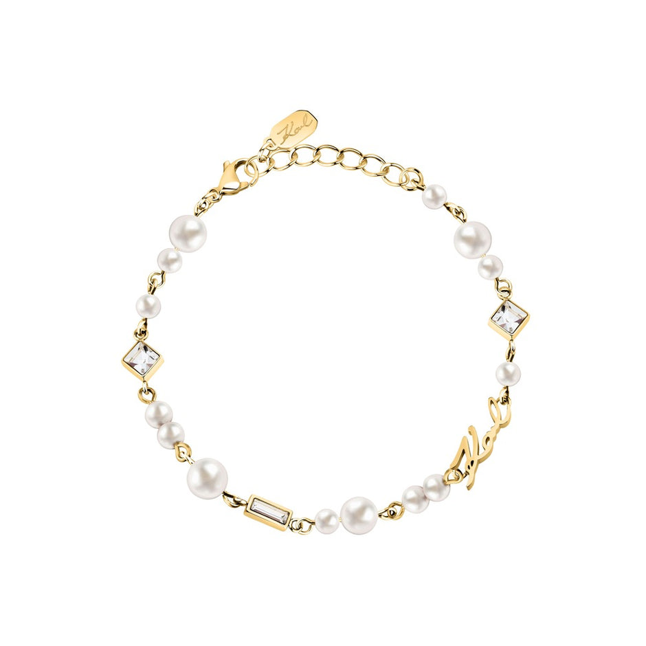Women Pearl Gold Bracelet