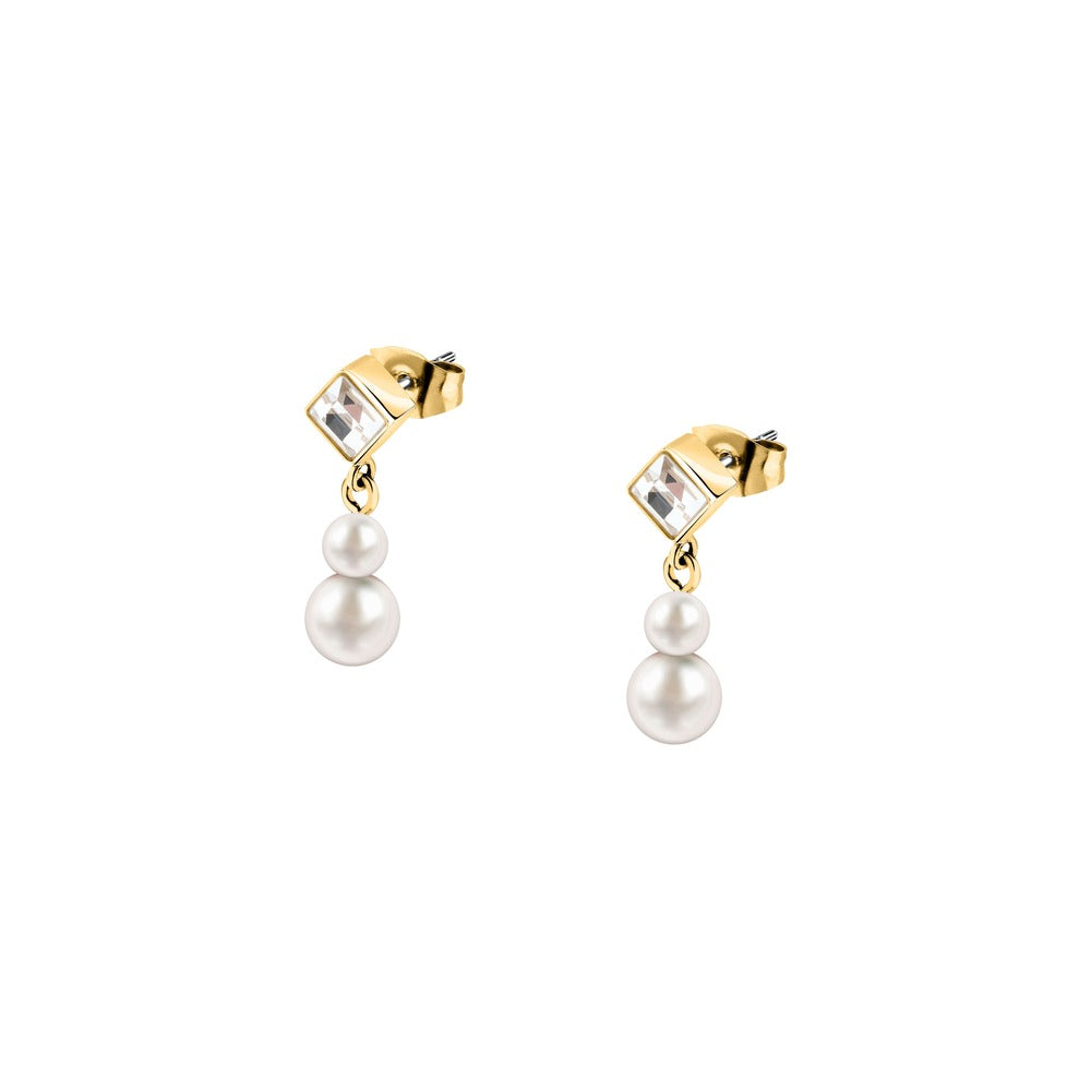 Women Pearl Gold Earring