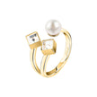 Women Pearl Gold Ring