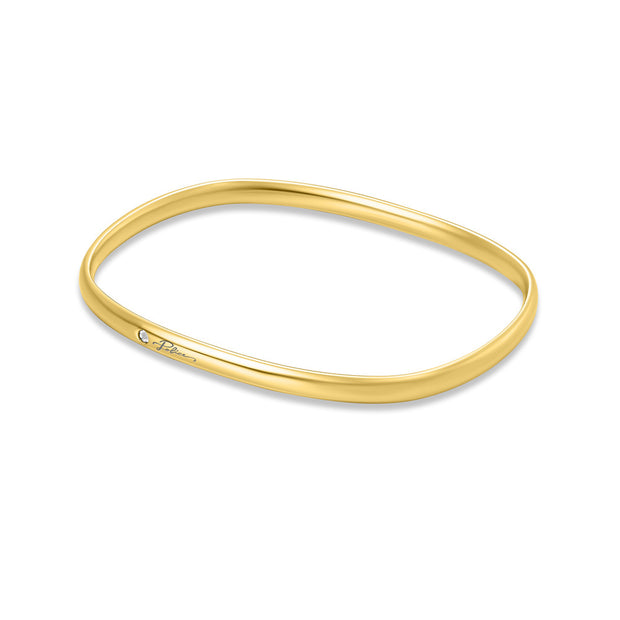 Women Lavaliere Golden Bangle