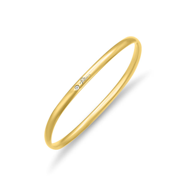 Women Lavaliere Golden Bangle