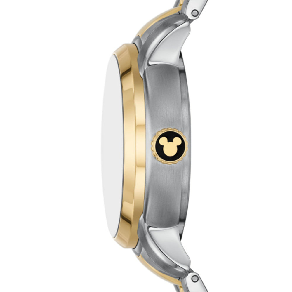 ساعة ميكي ماوس ثنائية اللون للجنسين 