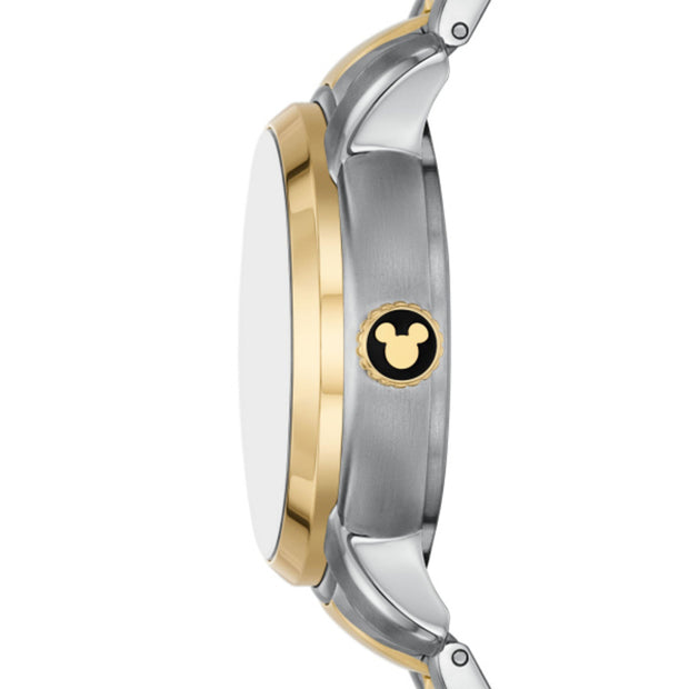 Unisex Mickey Mouse Two Tone Watch