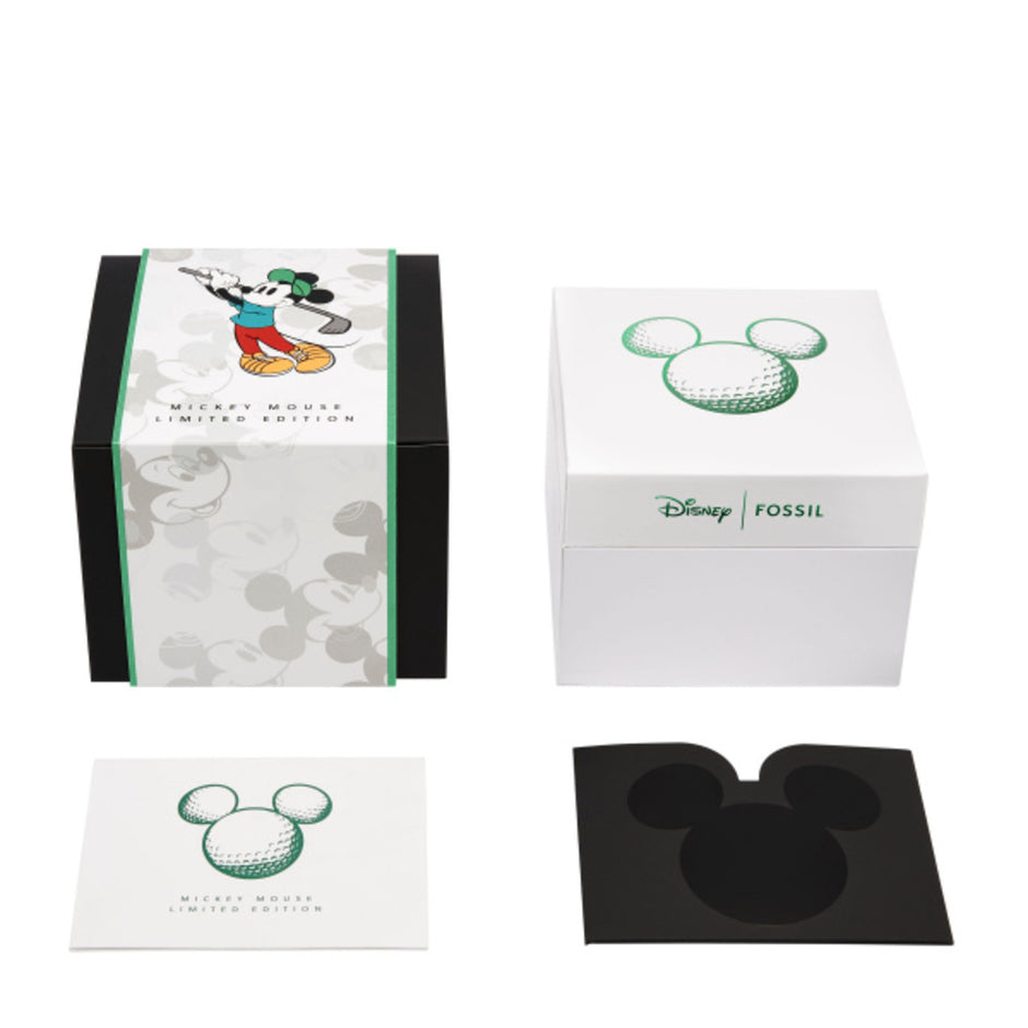 ساعة ميكي ماوس ثنائية اللون للجنسين 