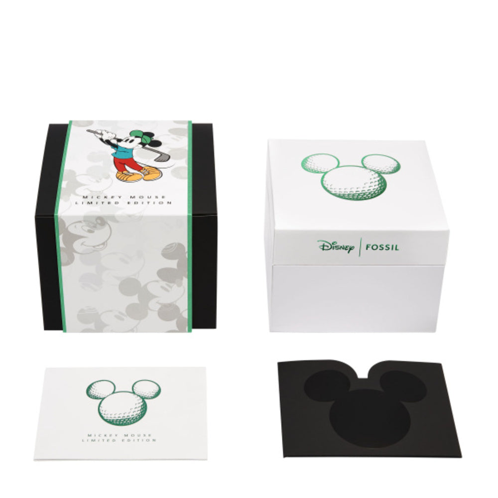 ساعة ميكي ماوس ثنائية اللون للجنسين 