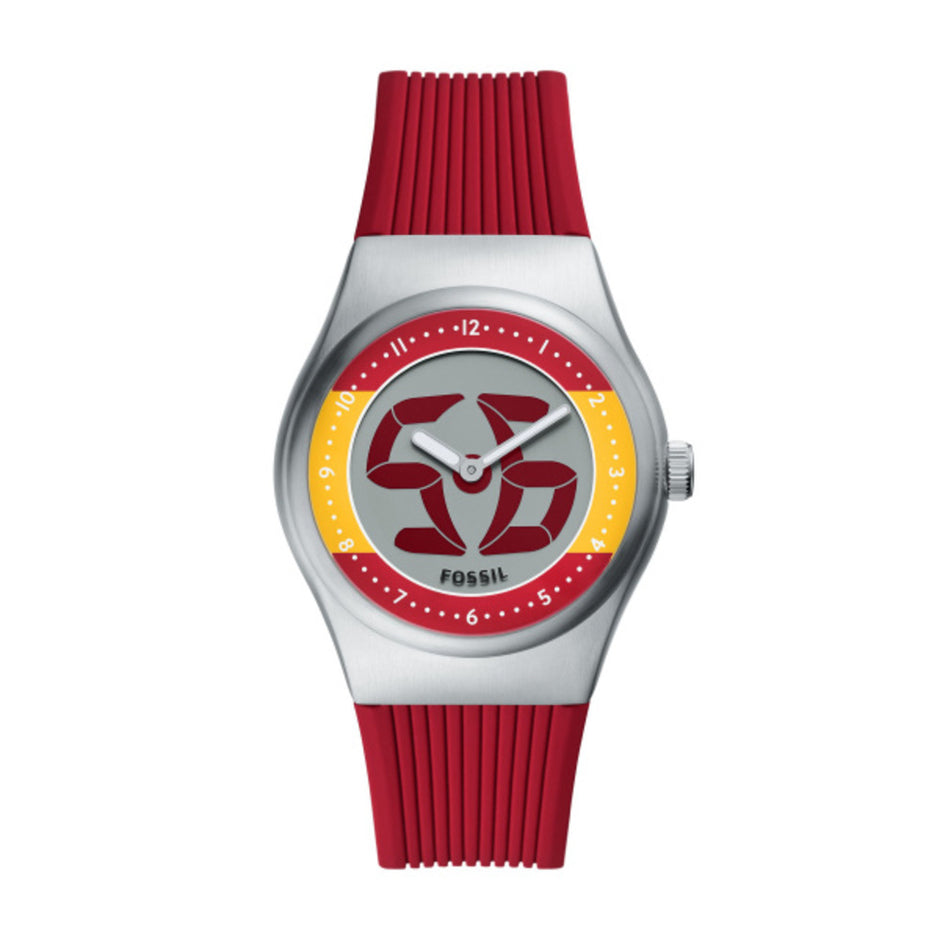 Men World Flags Big Tic Spain Watch