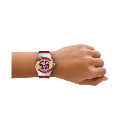 Men World Flags Big Tic Spain Watch