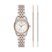 Women Lexington White Watch Set
