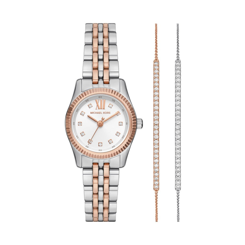 Women Lexington White Watch Set