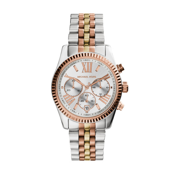 Women Lexington Tri-Tone Watch