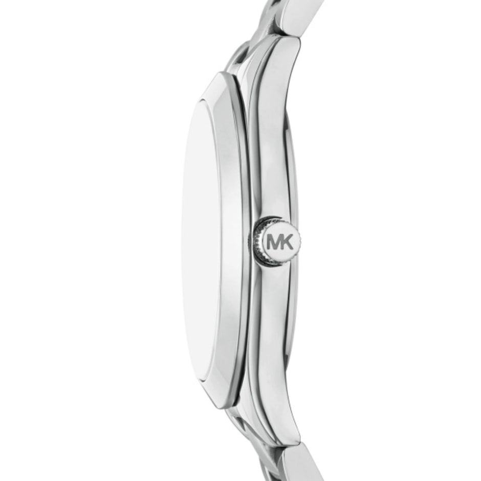 Women Slim Runway Silver Watch