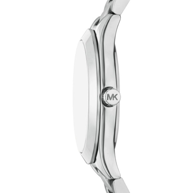Women Slim Runway Silver Watch