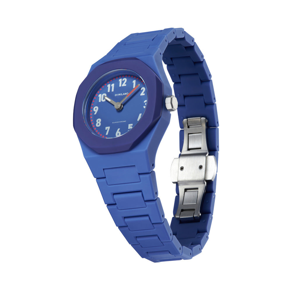 Unisex Polycarbon Blue 32mm Watch