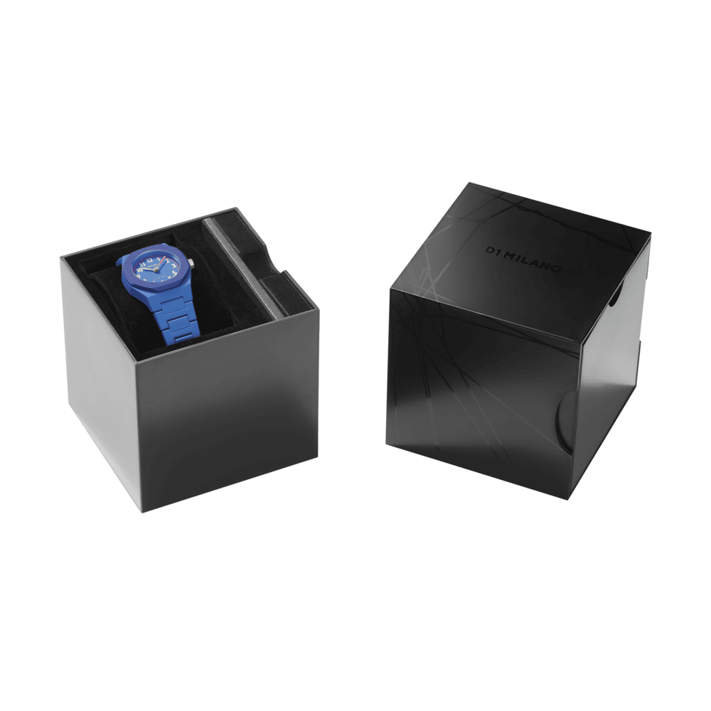 Unisex Polycarbon Blue 32mm Watch