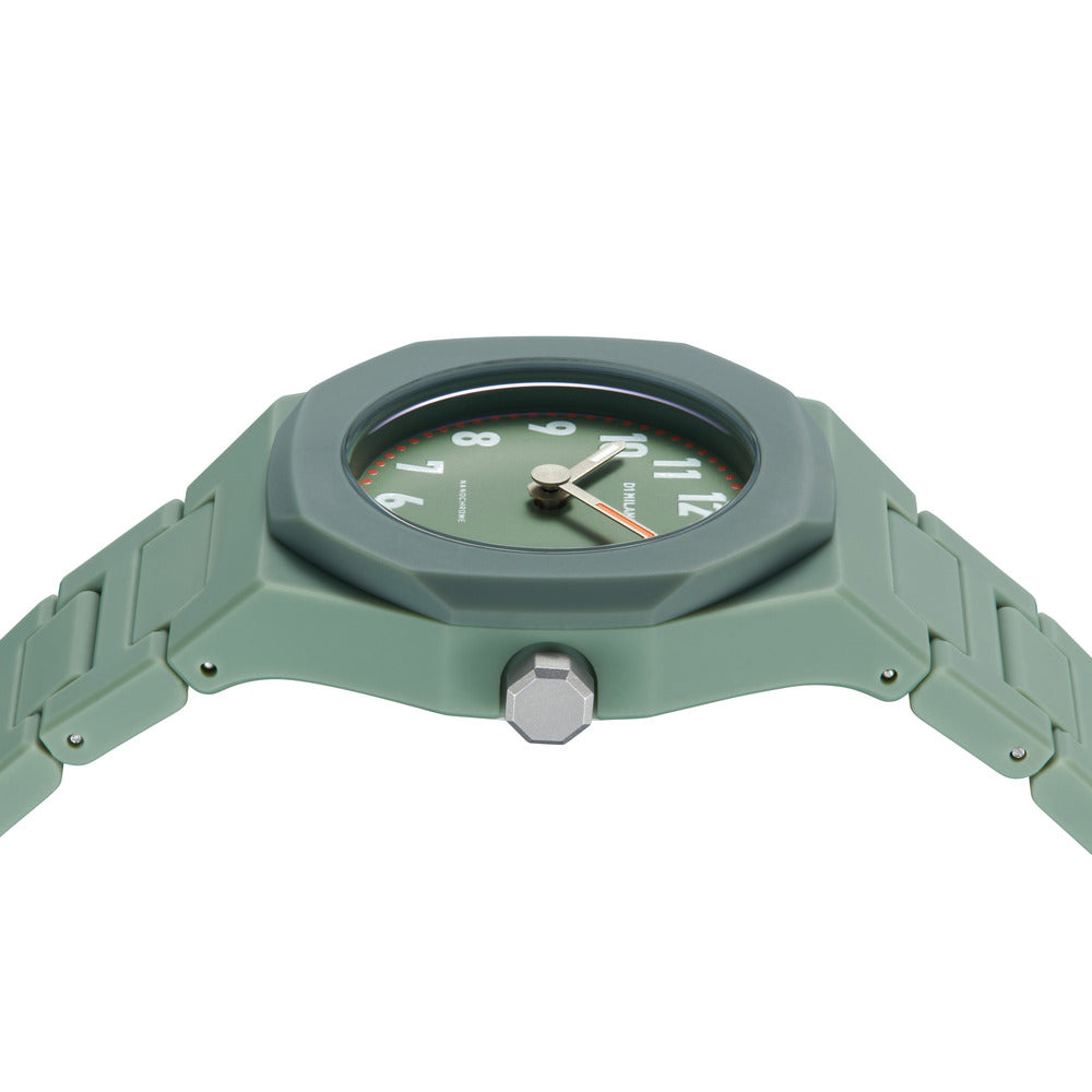 Unisex Polycarbon Green 32mm Watch