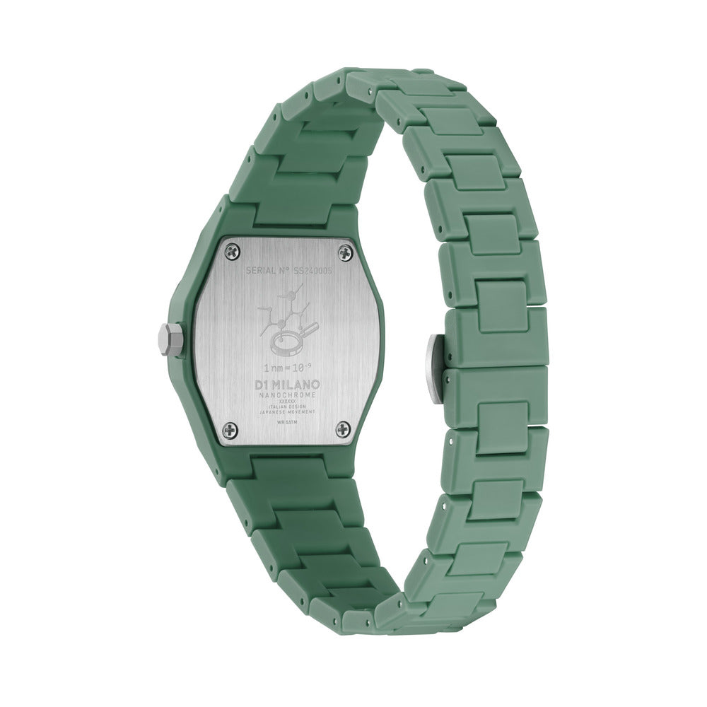 Unisex Polycarbon Green 32mm Watch