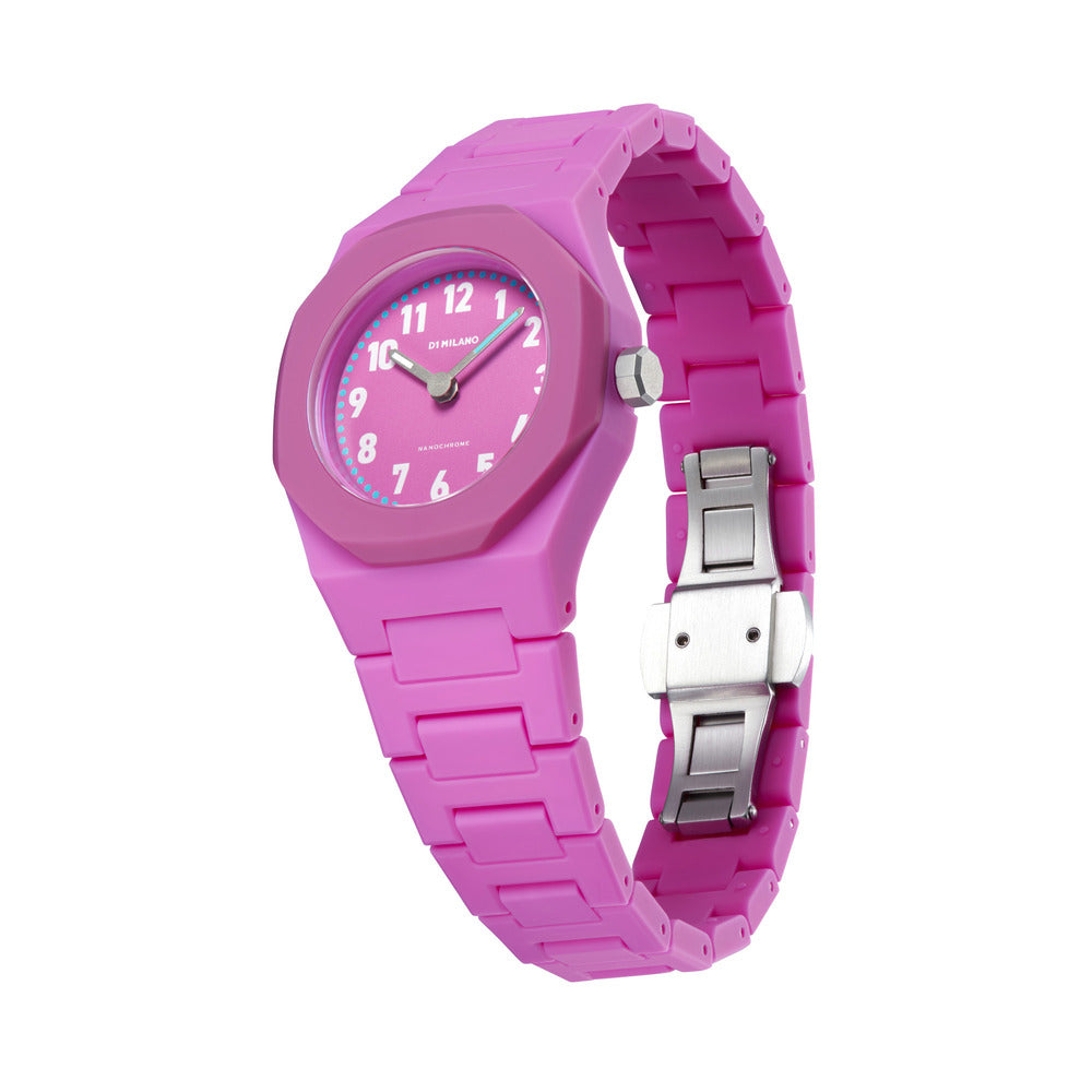 Unisex Polycarbon Pink 32mm Watch