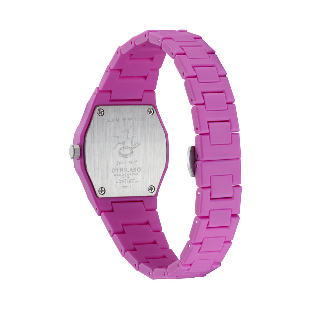 Unisex Polycarbon Pink 32mm Watch