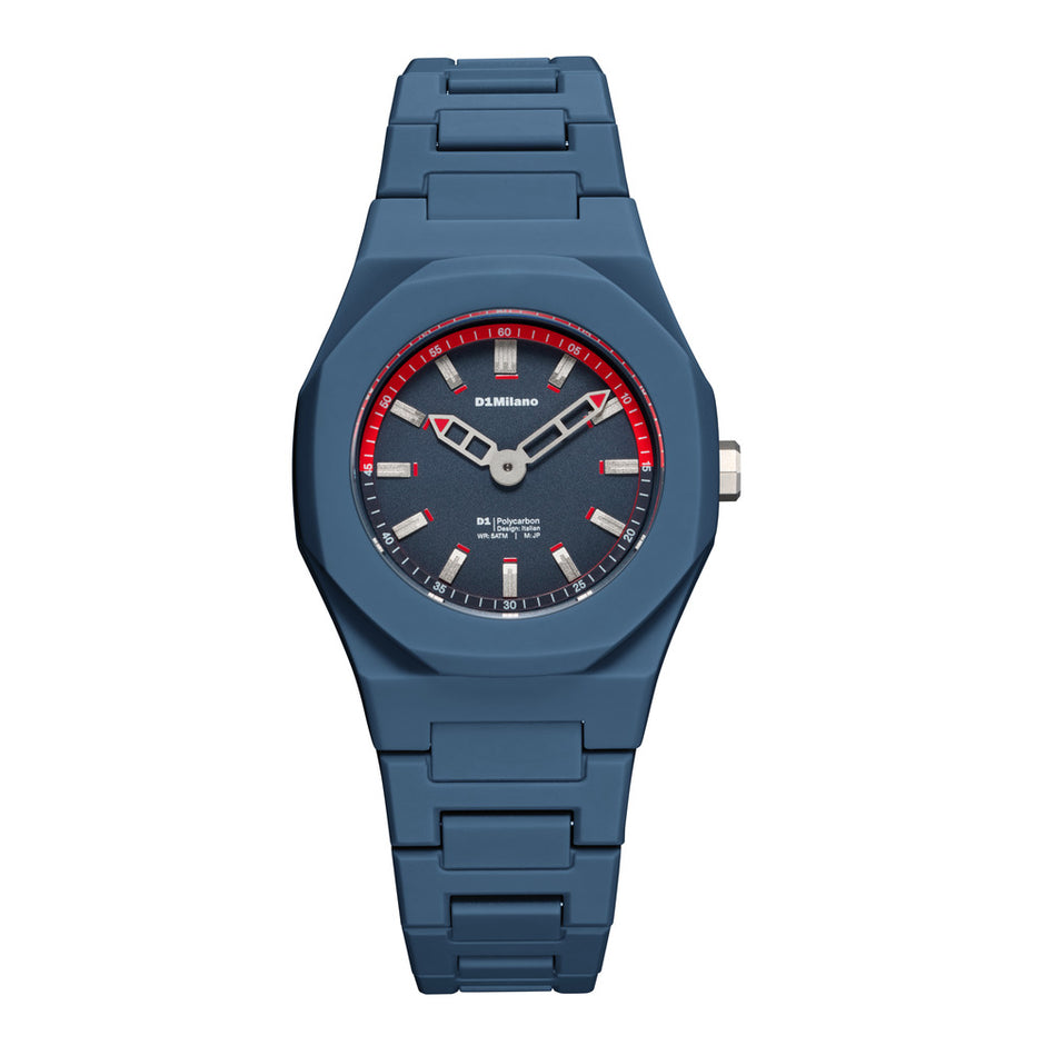 Men Polycarbon Blue Watch