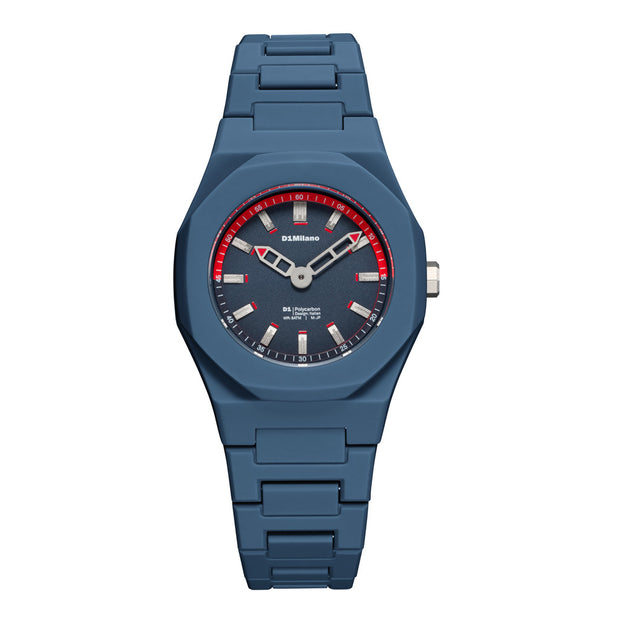 Men Polycarbon Blue Watch