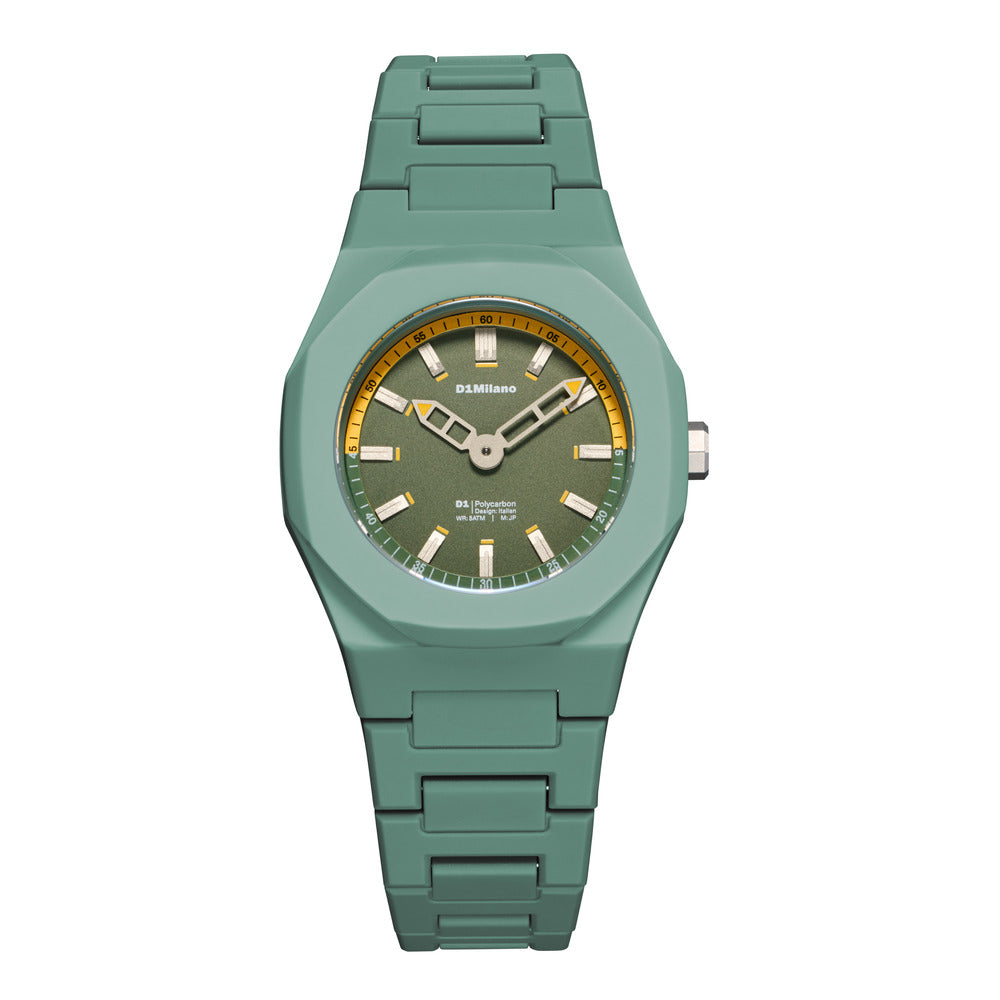 Men Polycarbon Green Watch