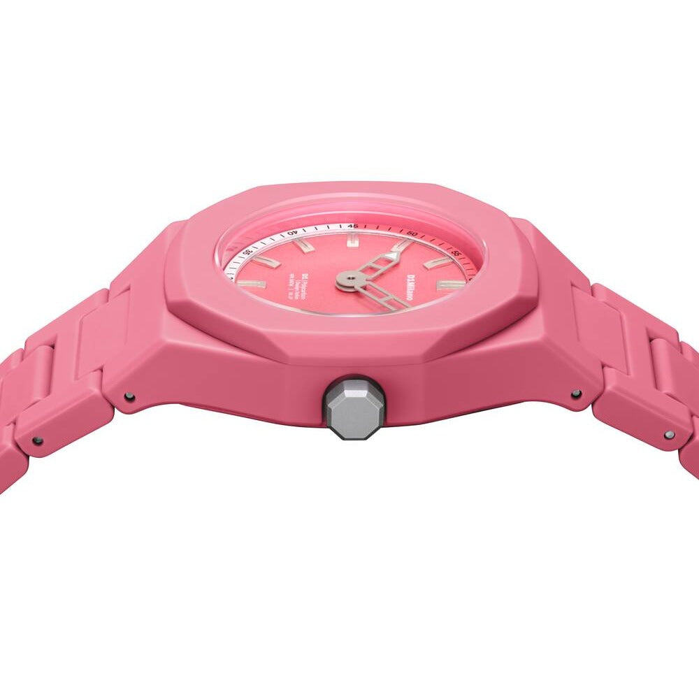 Men Polycarbon Pink Watch