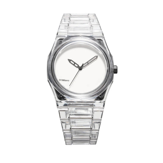 Unisex Nylon Transparent 39mm Watch