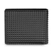 Men Pyramid Black Wallet
