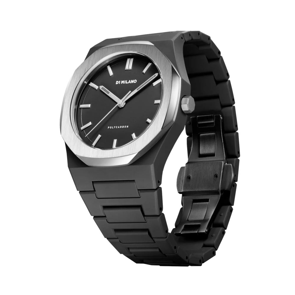 Polycarbon Unisex Quartz Analog Watch