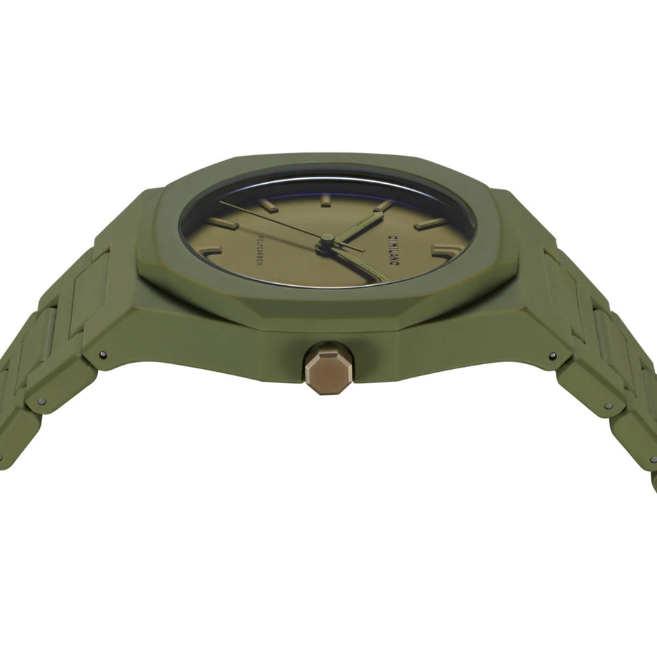 Unisex Polycarbon Green Watch