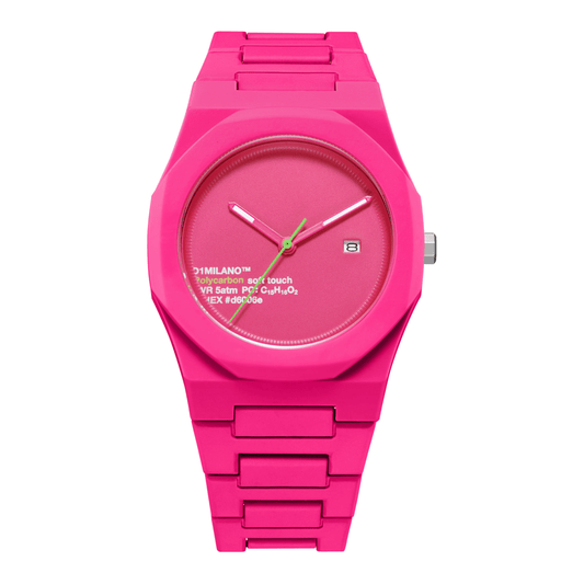 Polycarbon Unisex Pink Watch