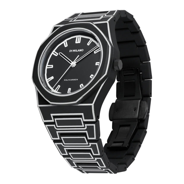 Unisex Polycarbon Black Watch