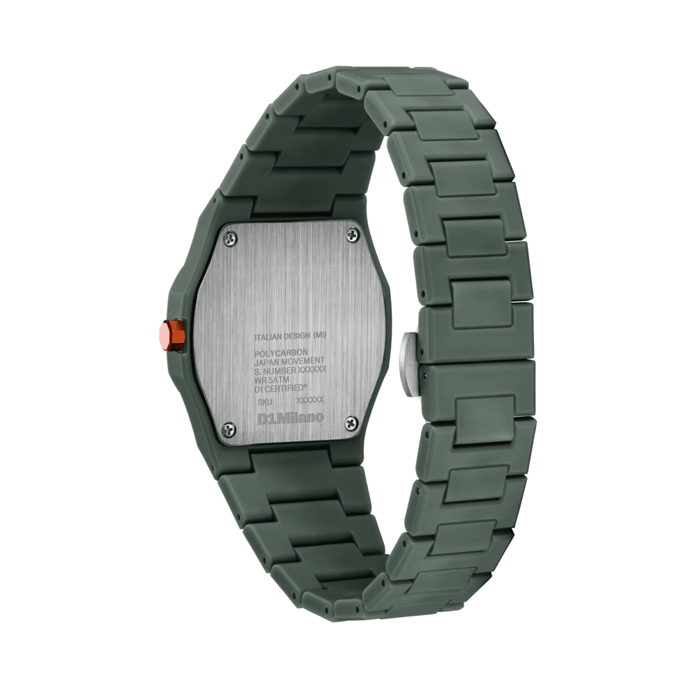 ساعة من البولي كربونات للرجال