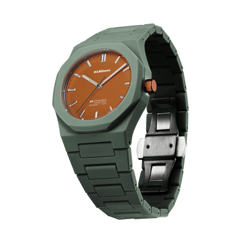 ساعة من البولي كربونات للرجال