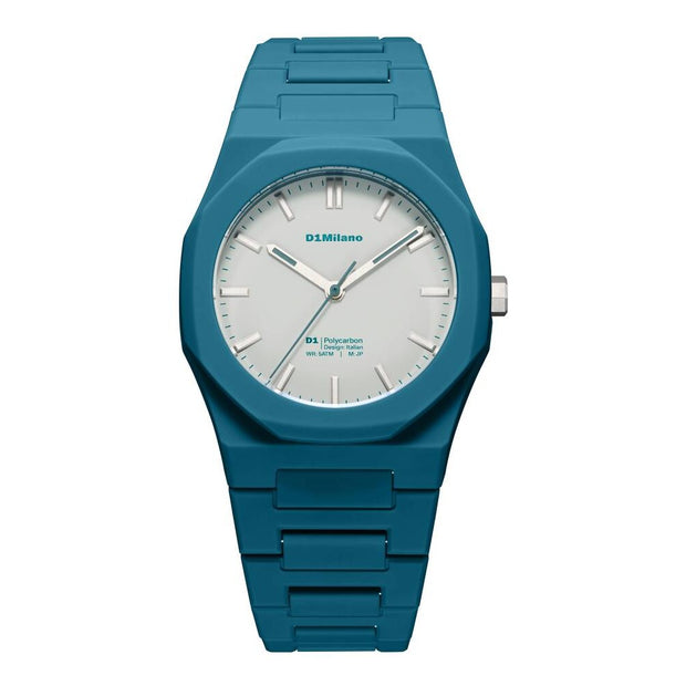 Men Polycarbon Teal Watch
