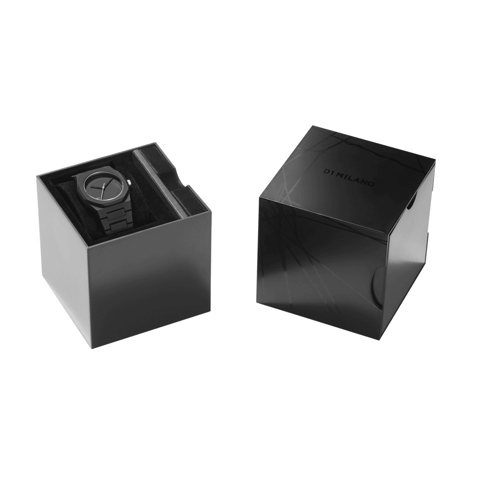 Unisex Polycarbon Black 36mm Watch