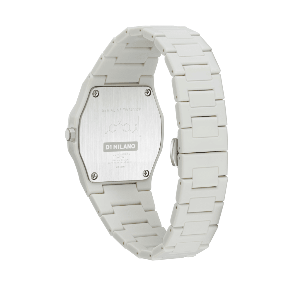 Unisex Polycarbon Grey 37mm Watch