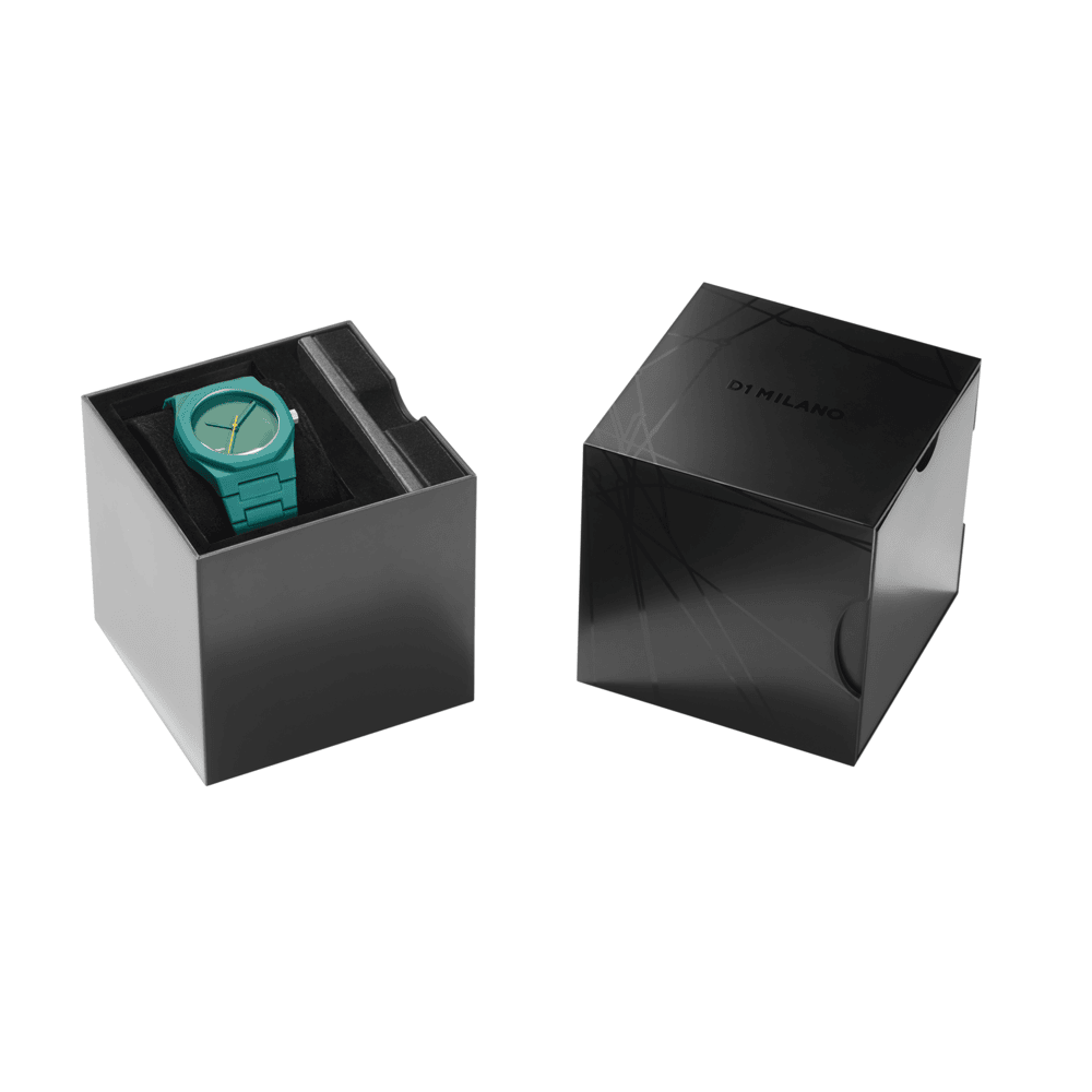 Unisex Polycarbon Green 37mm Watch