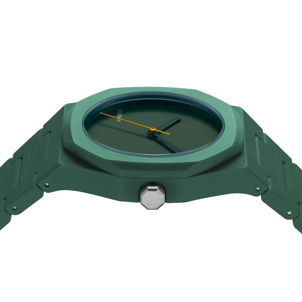 Unisex Polycarbon Green 37mm Watch