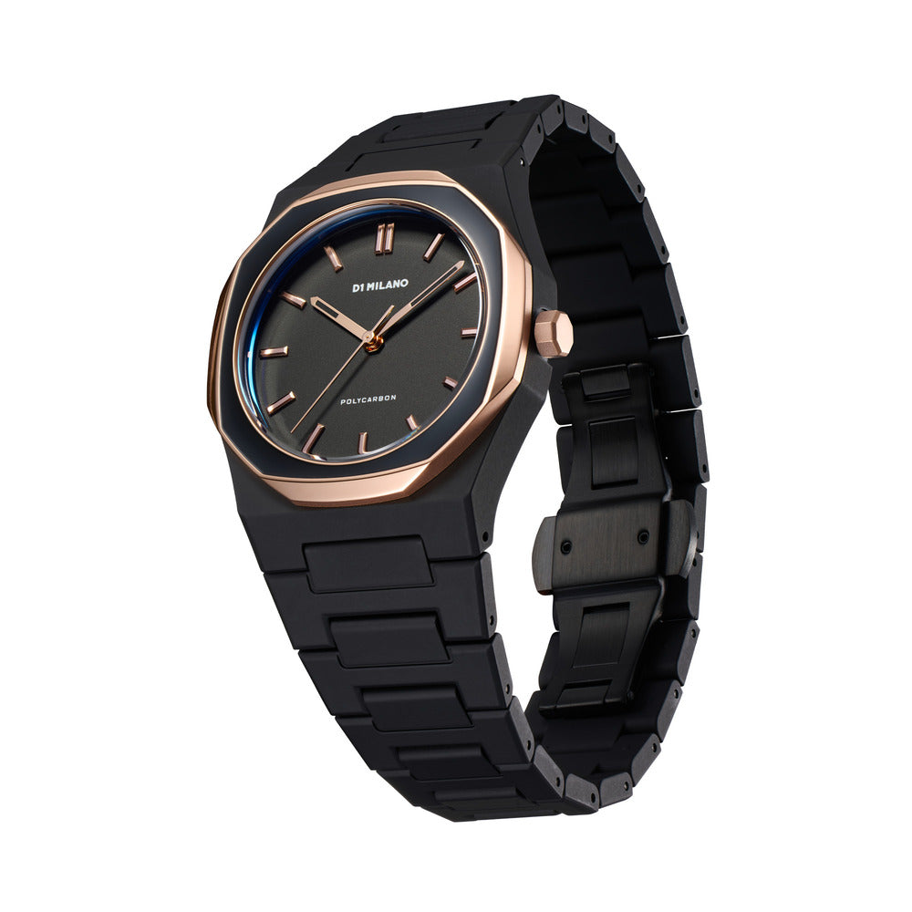 Unisex Polycarbon Black Watch