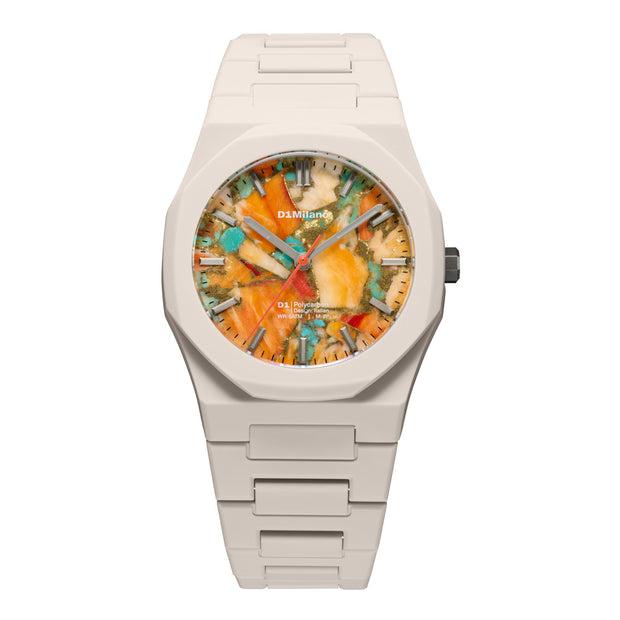 Men Polycarbon Beige Watch
