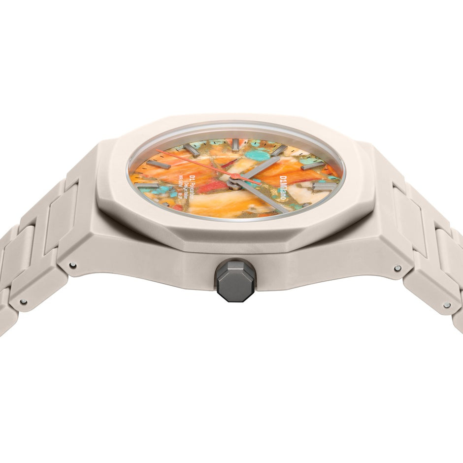 Men Polycarbon Beige Watch
