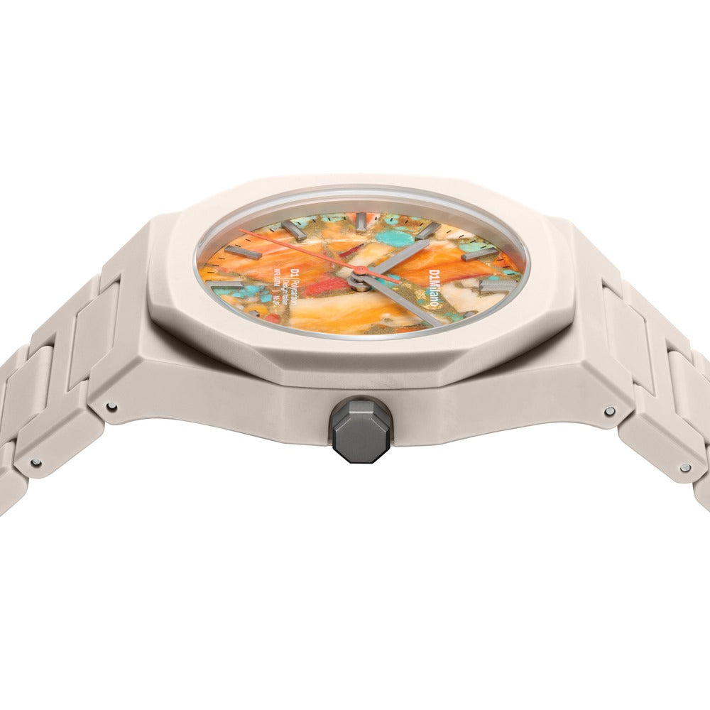 Men Polycarbon Beige Watch