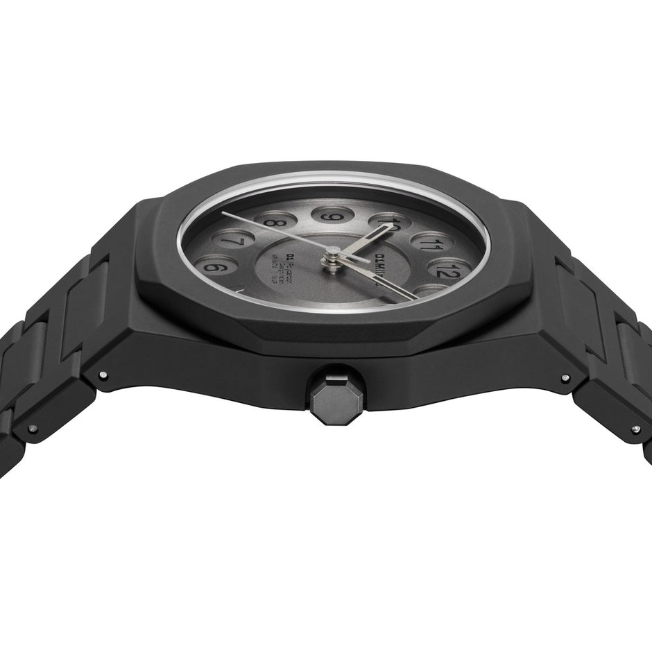 Men Polycarbon Black Watch